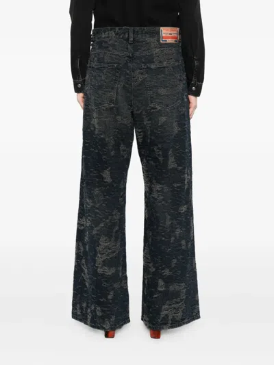Diesel Vintage Inspired D-sire Denim Trousers In Black