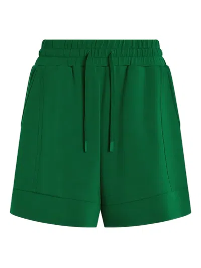 Varley Drawstring Panelled Shorts In Green