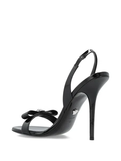 美杜莎蝴蝶结裹踝凉鞋