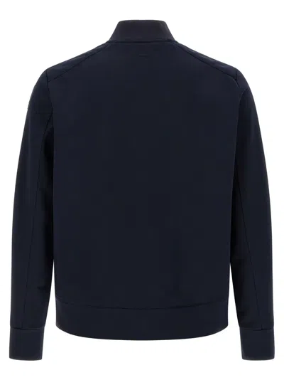 Parajumpers 'mckay' Chest Pocket Sweatshirt Long Sleeves In Blue