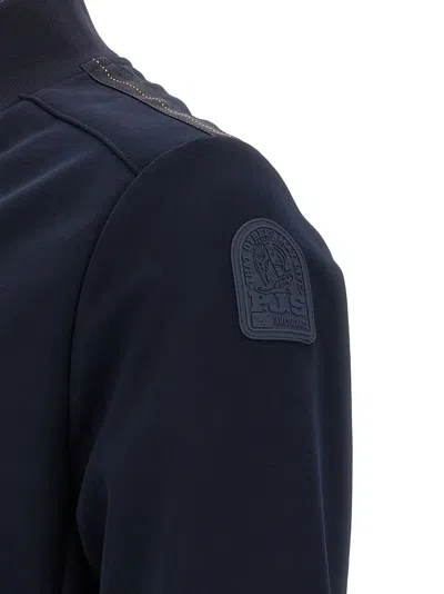 Parajumpers 'mckay' Chest Pocket Sweatshirt Long Sleeves In Blue