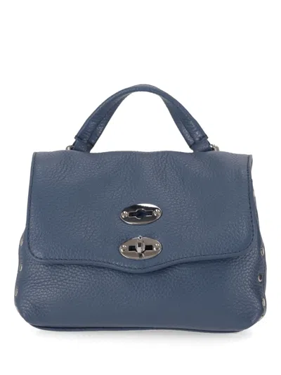 Zanellato Top Handle Shoulder Bag In Blue