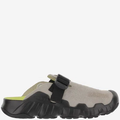 Keen Beige Slip On Sandals In Gray