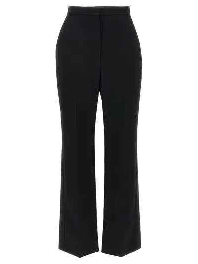 Givenchy Wool Trousers With High Waist And Wide Leg In Black
