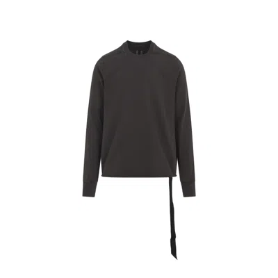 Rick Owens Drkshdw Crewneck Sweat In Brown