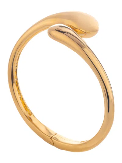 Federica Tosi Golden Choker Necklace In Gold