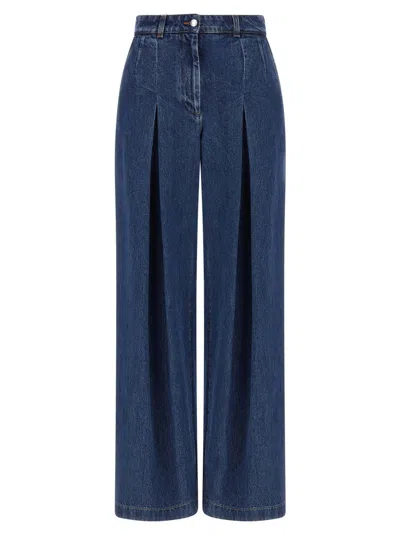 Dolce & Gabbana 5 Pocket Denim Pants In Blue
