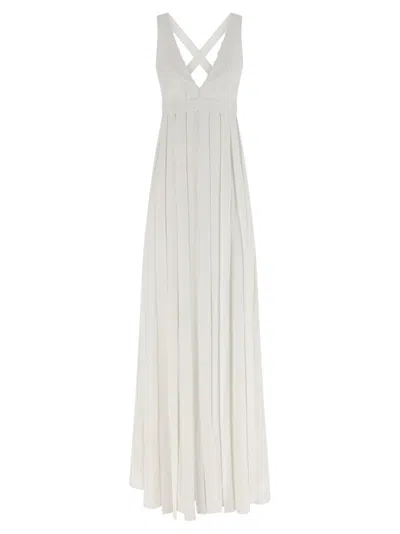 Giovanni Bedin Pearl Dress In White