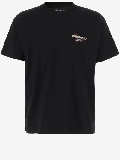 Carhartt Work In Progress Wiptopia Organic Cotton Graphic T-shirt In Black
