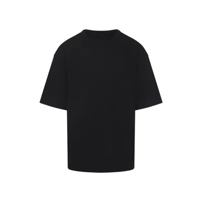 Lemaire Boxy Short Sleeves T-shirt Men In Black
