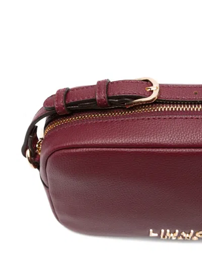 Liu •jo Small Logo Camera Bag With Adjustable Strap In Red