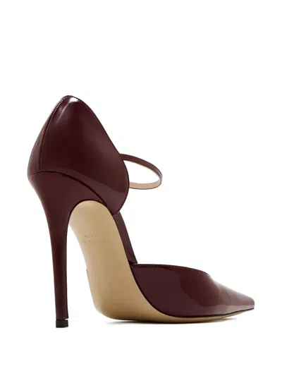 Andrea Wazen 105mm Demi Ankle-strap Pointed-toe Pumps In Multi