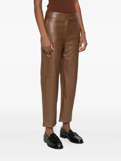 纽扣开合露踝裤