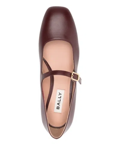 Bally Buckle-strap Square-toe Pumps In Multi