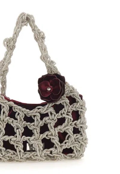 Twenty Four Haitch Shoulder Bag Twenty Fourhaitch Woman Color Plum In Burgundy