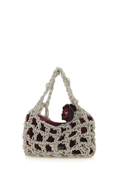 Twenty Four Haitch Shoulder Bag Twenty Fourhaitch Woman Color Plum In Burgundy