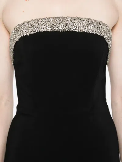 缀饰露肩迷你连衣裙