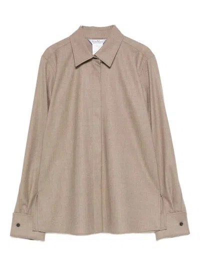 Max Mara Shirt In Brown