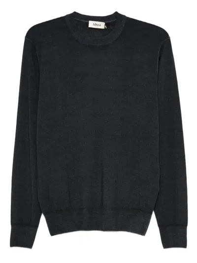 Altea Long Sleeve Crew-neck Sweater In Blue
