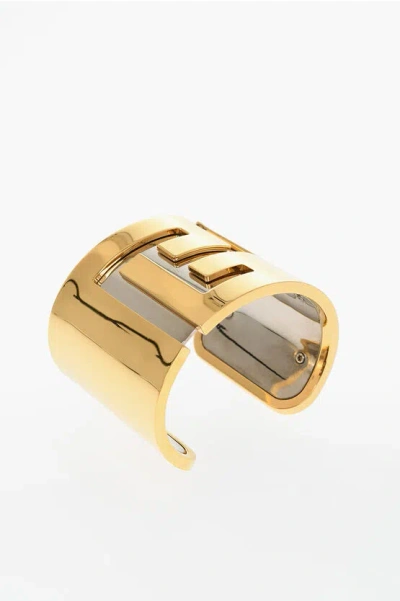 Balmain Golden Effect Brass Bracelet