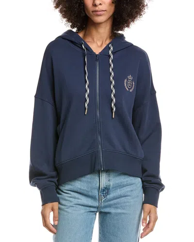 The Upside Cascade Jude Cropped Jacket In Blue