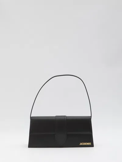 Jacquemus Women Black The Long Bambino Shoulder Bag In Black