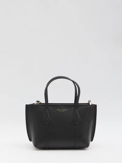 Tory Burch Mini Tote Bag Adjustable Strap In Black