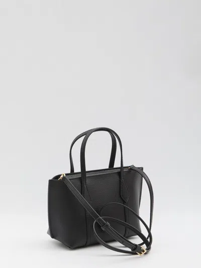 Tory Burch Mini Tote Bag Adjustable Strap In Black