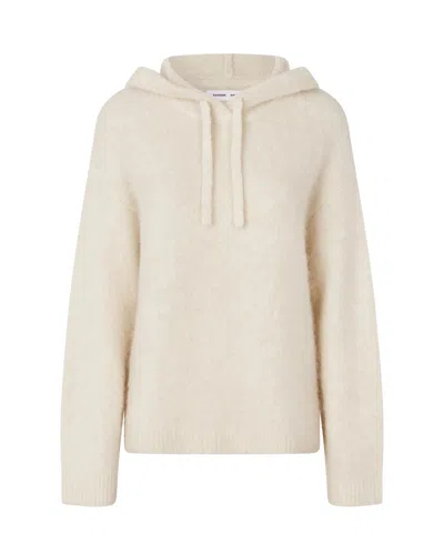 Samsoe & Samsoe Felpa Sajeanne 15730 Clear Cream In White