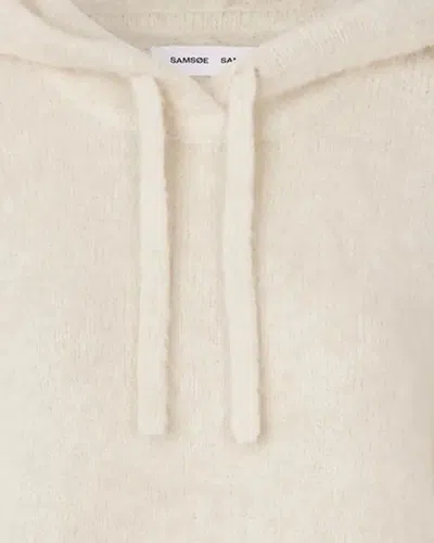 Samsoe & Samsoe Felpa Sajeanne 15730 Clear Cream In White