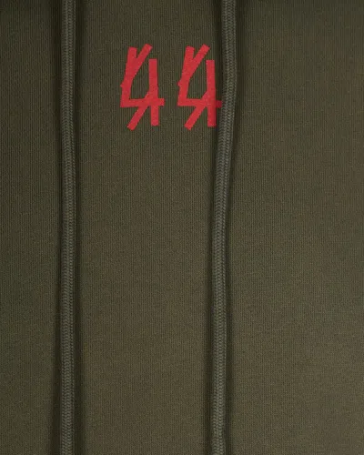 44 Label Group Faded Green Hoodie In Green