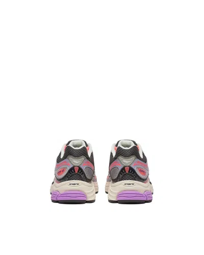 Saucony Mens Progrid Omni 9 Woven Trainers Pink Purple In Multi