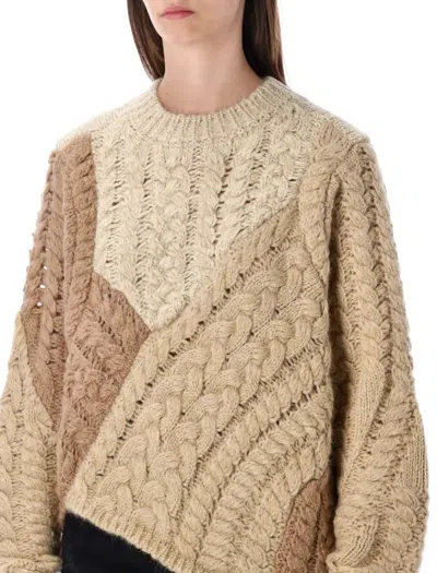 Isabel Marant Étoile Isabel Marant Etoile Patchwork Daryl Sweater In Gray