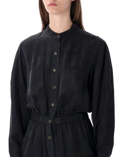 Isabel Marant Étoile Isabel Marant Etoile Marant Étoile Black Buttoned Jumpsuit In Black