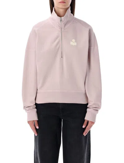Isabel Marant Étoile Isabel Marant Etoile Marant Étoile Zip Sweatshirt In Pink