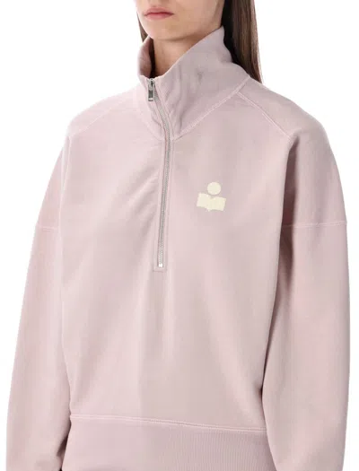 Isabel Marant Étoile Isabel Marant Etoile Marant Étoile Zip Sweatshirt In Pink