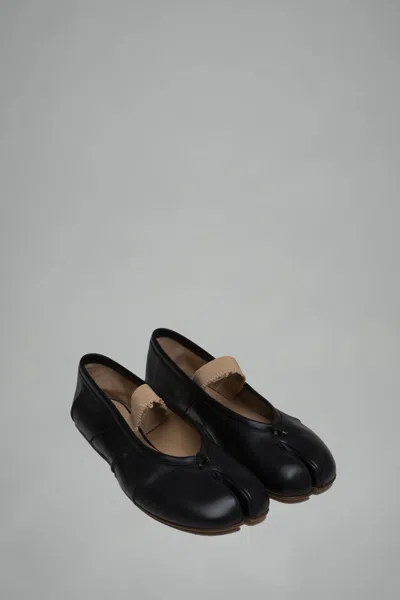 Maison Margiela Alexander Mcqueen Pastel Pink Raffia Tread Slick Sneakers In Black