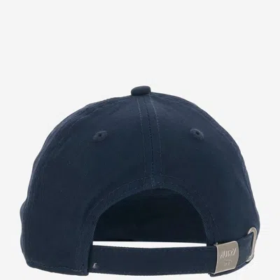 Autry Maison Kitsune Patch Baseball Cap In Blue