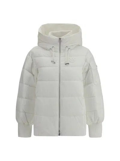 Pinko 'crusca' Down Jacket In White