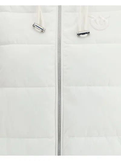 Pinko 'crusca' Down Jacket In White