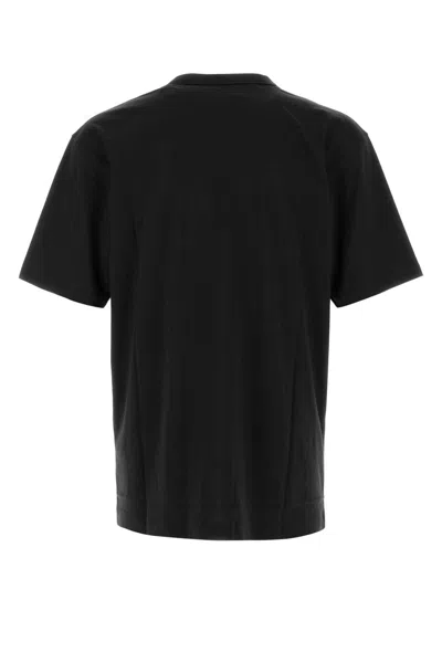 Dries Van Noten Oversized Black Cotton T-shirt In Black