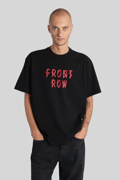 44 Label Group Cotton T-shirt With Logo Print In Black