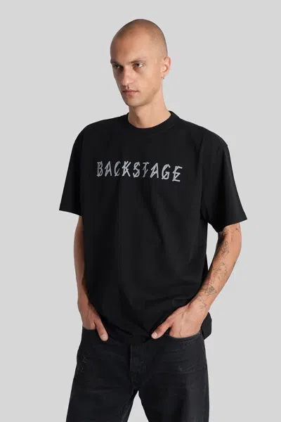 44 Label Group Men Cotton T-shirt With Logo In Black