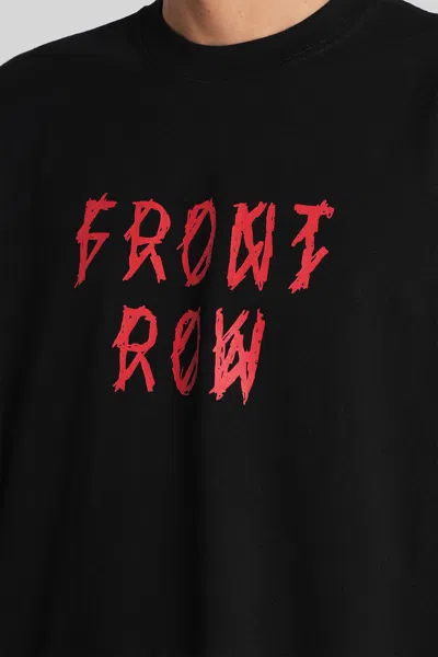 44 Label Group Cotton T-shirt With Logo Print In Black