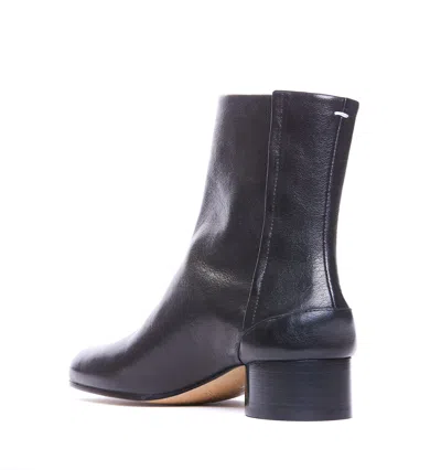 Maison Margiela Boots Tabi H30 En Cuir De Veau Vintage Noir In Brown