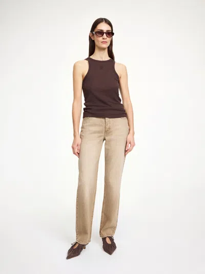 By Malene Birger Chicago Organic Cotton Jeans In Brown
