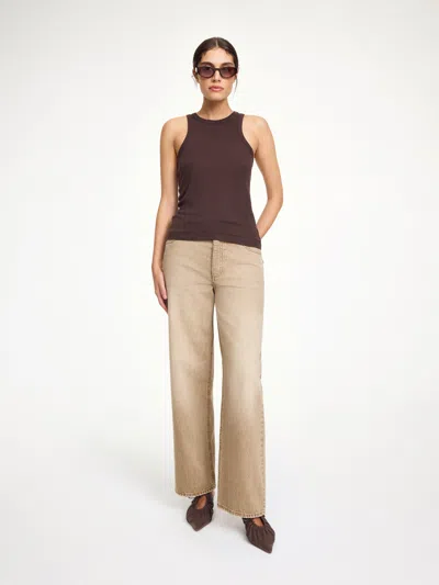 By Malene Birger Chicago Organic Cotton Jeans In Brown
