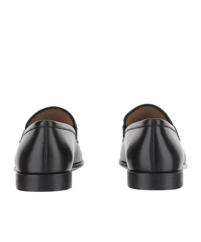Ferragamo Black Gancini Casual Business Shoes