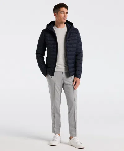 Perry Ellis Packable Puffer Jacket In Blue