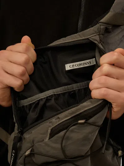 C.p. Company Drawstring Single-strap Backpack In Green